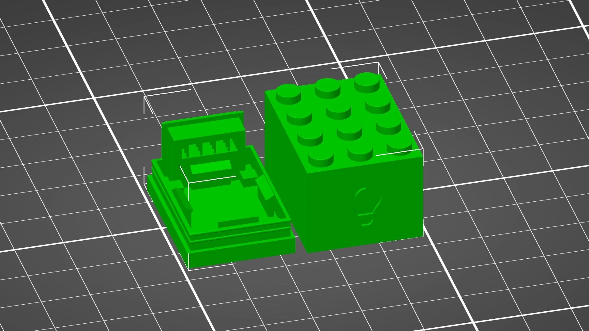 Standardized modular blocks forming the physical structure of Martian Micro devices.